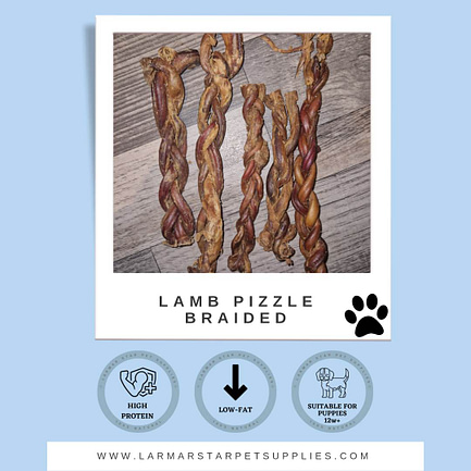 Lamb Pizzle Braided