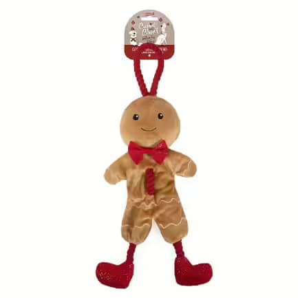 George Gingerbread Man Dog Toy