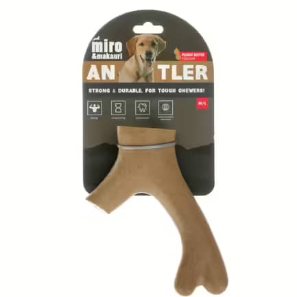 Tough Toys for Dogs - Peanut Butter Antler Toy